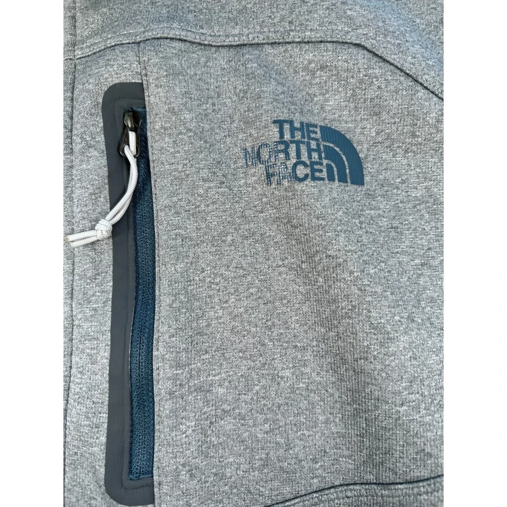 The North Face Canyonlands Sweatshirt Mens Large Gray Fleece Lined Quarter Zip‎